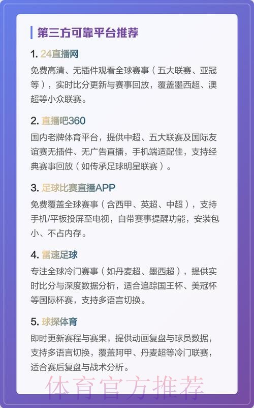 世界杯直播开户最佳平台推荐